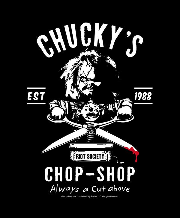 Riot Society Chucky Chop Shop Hoodie