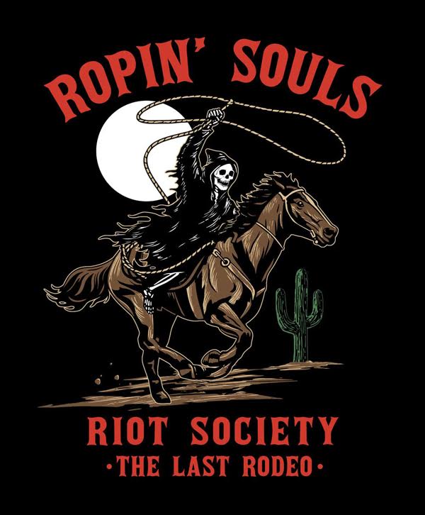 Riot Society Ropin Souls Last Rodeo Hoodie