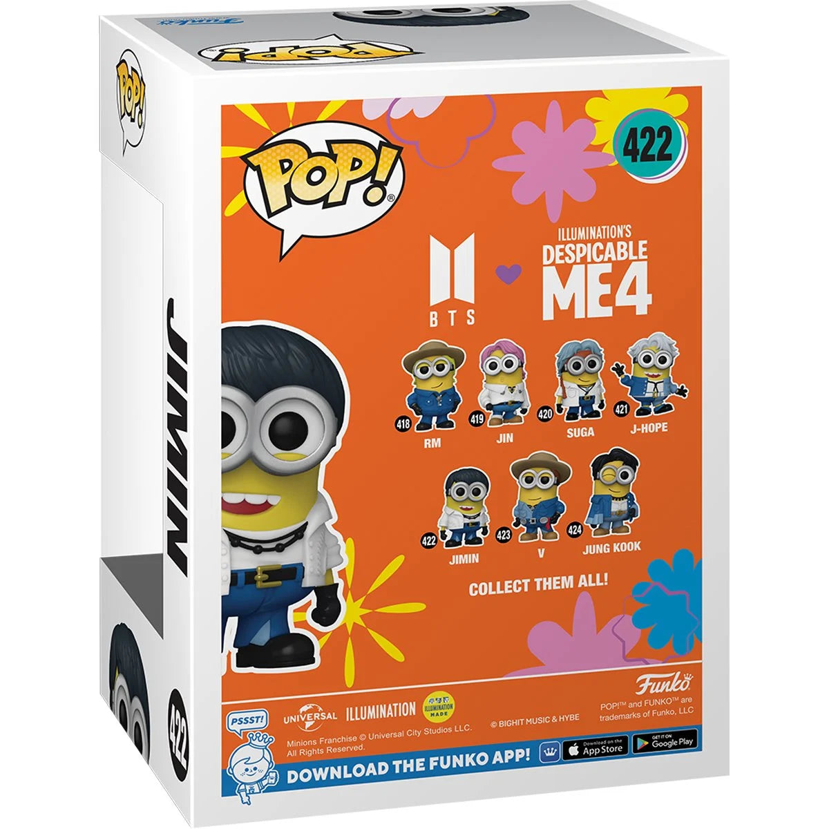 Funko Pop! Despicable Me 4 Minion x BTS Jimin