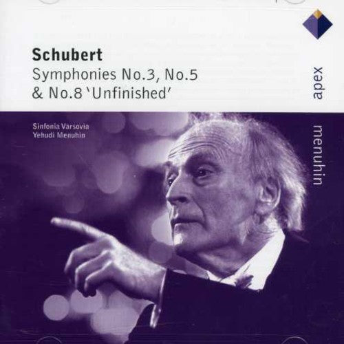 Schubert/ Menuhin/ Sinfonia Varsovia - Schubert: Sym Nos 3 / 5 & 8