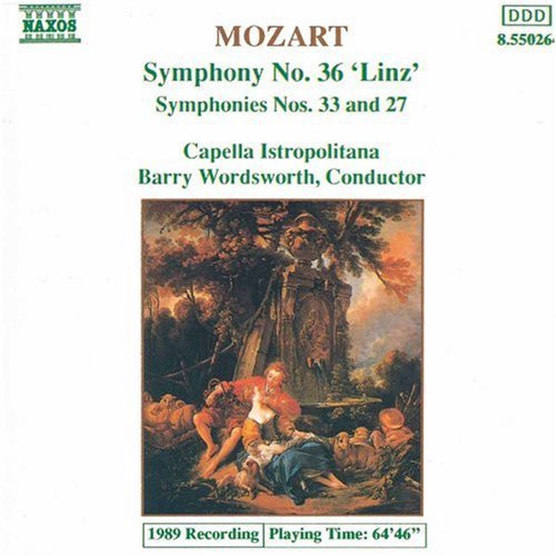 Mozart/ Wordsworth - Symphonies 27, 33 & 36