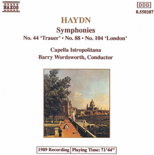 Haydn/ Wordsworth - Symphonies 44, 88 & 104