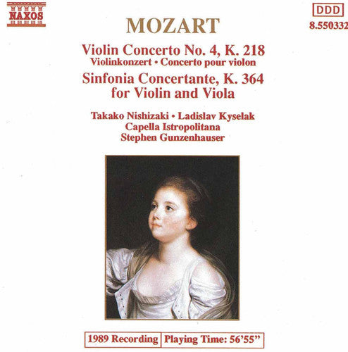 Mozart/ Gunzenhauser/ Capella Istropolitana - Violin Concerto 4