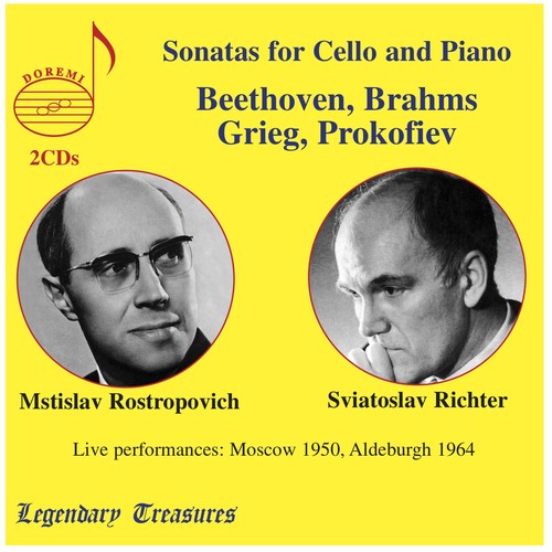 Rostropovich/ Richter/ Brahms/ Beethoven - Sonatas for Cello & Piano