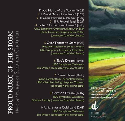 Chatman/ Ramsbottom/ Ubc So/ Pullan/ Wilson - Proud Music of the Storm
