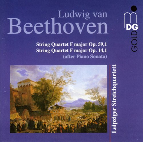 Beethoven/ Leipzig String Quartet - String Quartets Op 59 1 & F Major