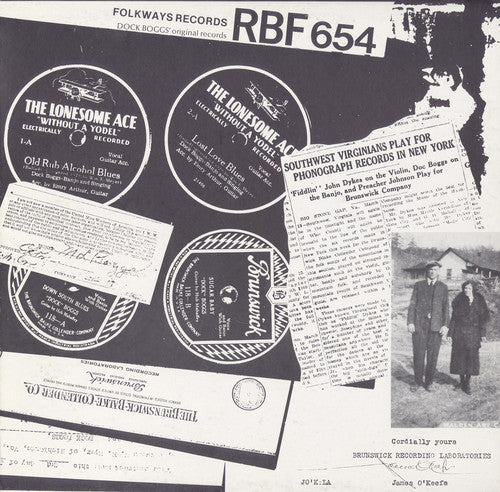 Dock Boggs - Dock Boggs - His Twelve Original Recordings