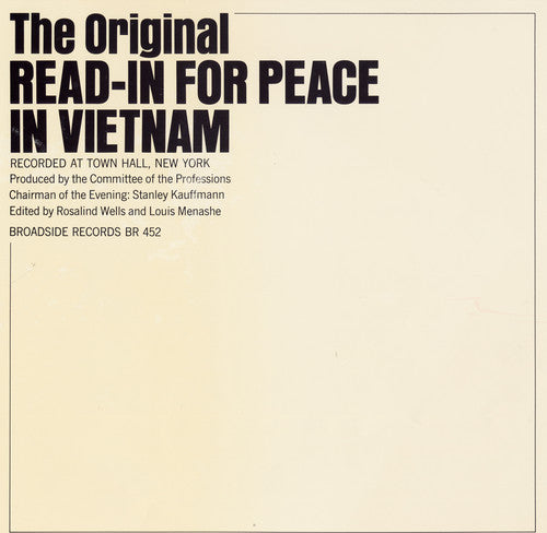 Read-in for Peace Vietnam/ Va - Read-In for Peace Vietnam / Various