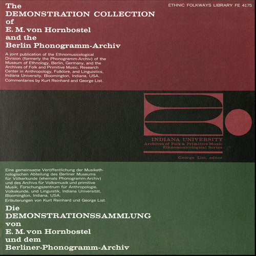 E.M. Von Hornbostel - Demonstration Collection / Various