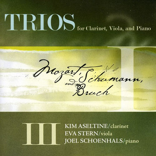 Joel Schoenhals - Trios for Clarinet Viola & Piano