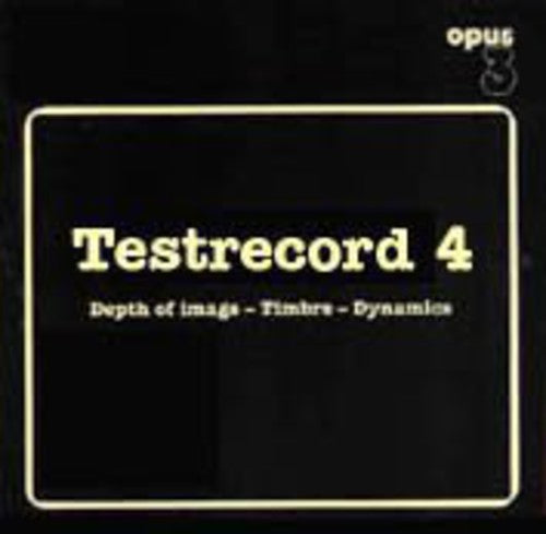 Testrecord 4: Depth of Image/ Various - Testrecord 4: Depth Of Image
