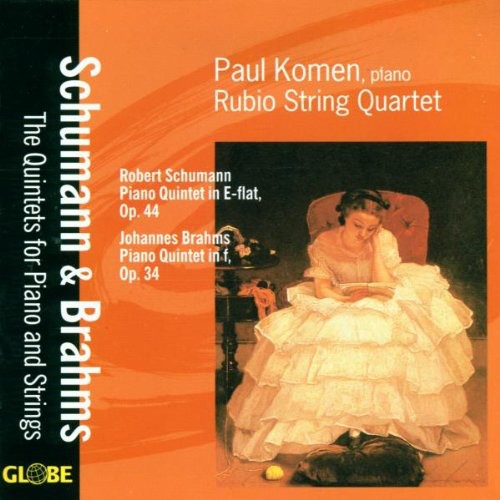 Schumann/ Brahms/ Komen/ Rubio String Quartet - Piano Quintets