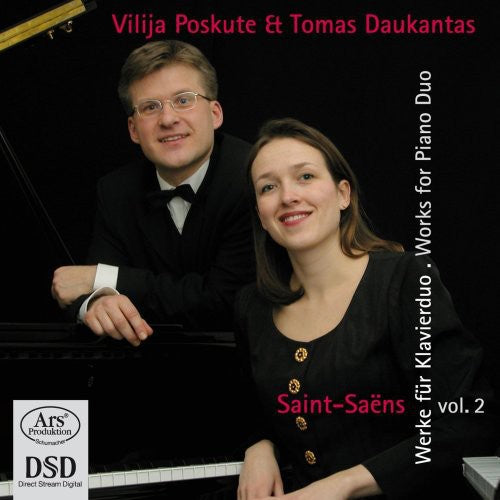 Saint-Saens/ Poskute/ Daukantas - Works for Piano Duo 2