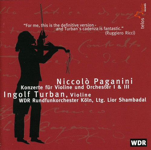N. Paganini - Konzerte Fur Violine Und Orchester 1 & 2