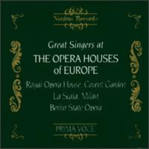 Great Singers: Opera Houses of Europe/ Various - Great Singers at the Europe Op