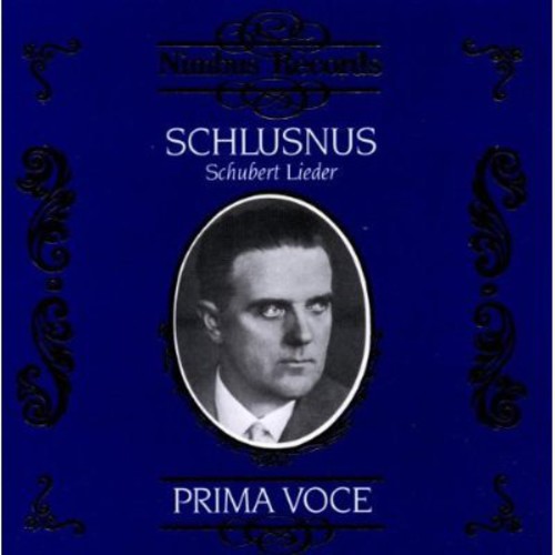 Schlusnus/ Rupp/ Peschko - Sings Schubert Lieder