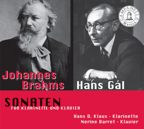 Brahms/ Gal/ Klaus/ Barret - Sonatas for Clarinet & Piano