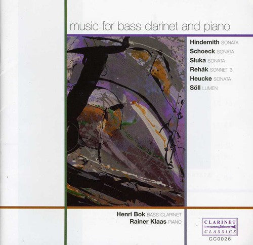 Henri Bok - Music for Bass Clarinet & Piano