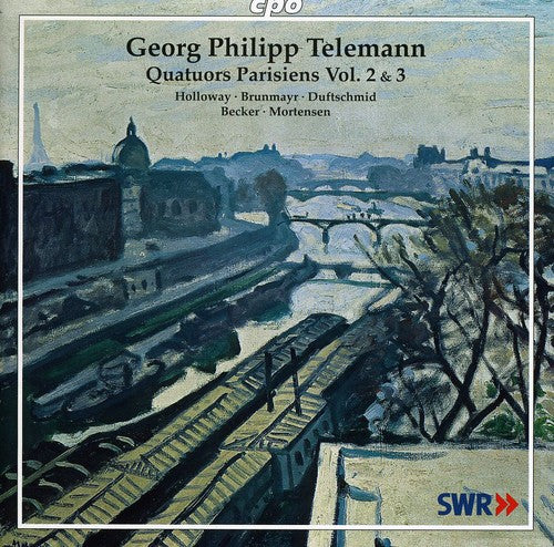 Telemann/ Holloway/ Becker/ Mortensen - Quatuors Parisiens 2 & 3