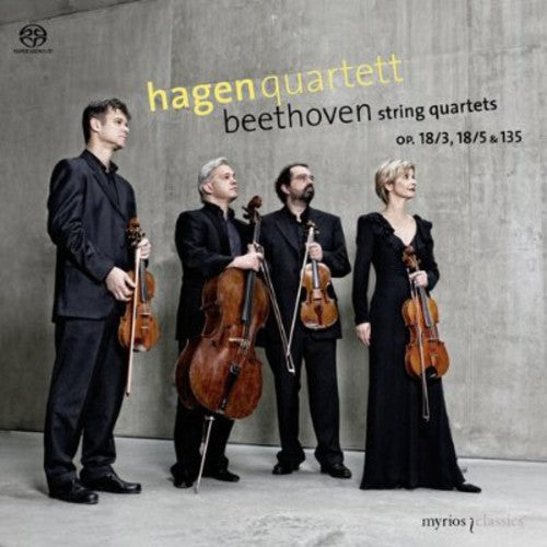 Beethoven/ Hagen Quartet - String Quartets Op 18/3, 18/5 & 135