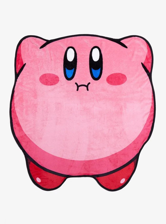 Kirby Shaped Throw Blanket