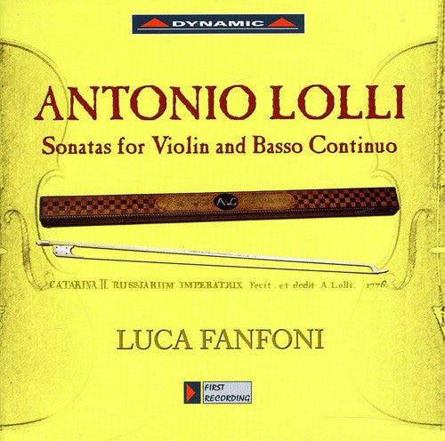 Lolli/ Fanfoni/ De Giudice/ Erich/ Tanetti - Sonatas for Violin