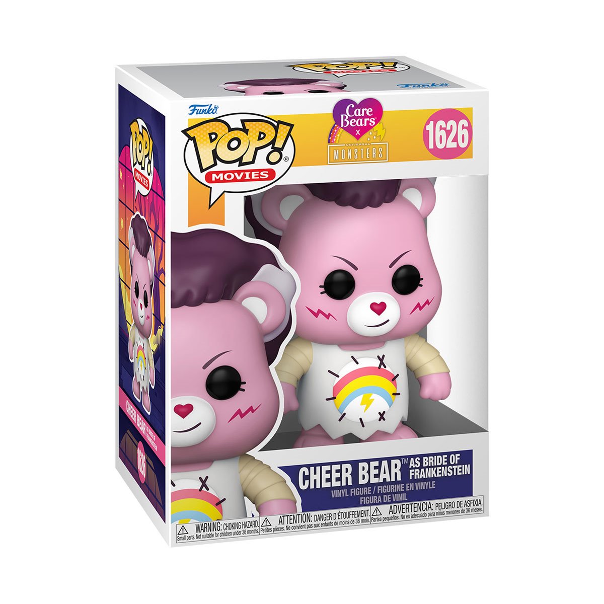 Funko Pop! Care Bears x Universal Monsters Cheer Bear as Bride of Frankenstein