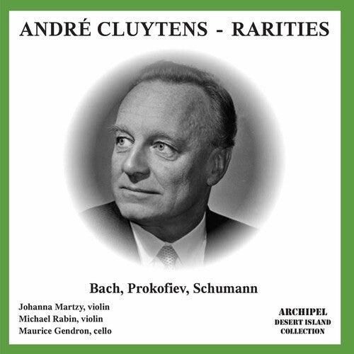 Bach/ Schumann/ Martzy/ Gendron/ Nys/ Cluyten - Violin Concerto
