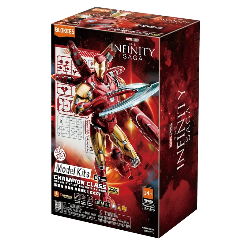 Blokees Marvel Champion Class DX Iron Man MK85 Model Kit (Infinity Saga)