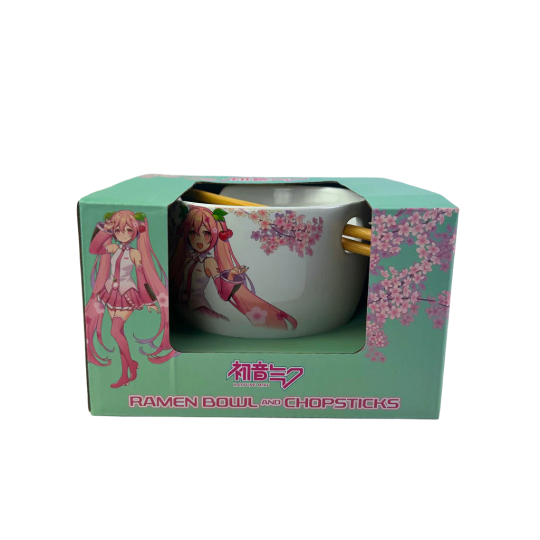 Hatsune Miku - Sakura Miku Ramen Bowl with Chopsticks