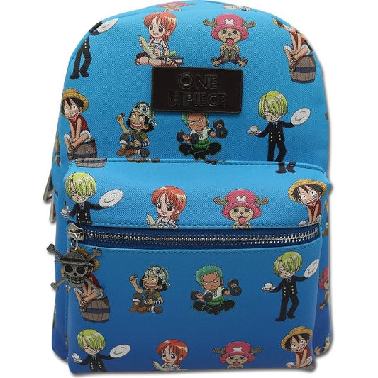 One Piece Chibi Crew All Over Print Mini Backpack