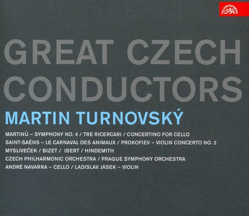 Turnovsky/ Martinu/ Ibert/ Hindemith/ Cpo - Great Czech Conductors: Martin Turnovsky