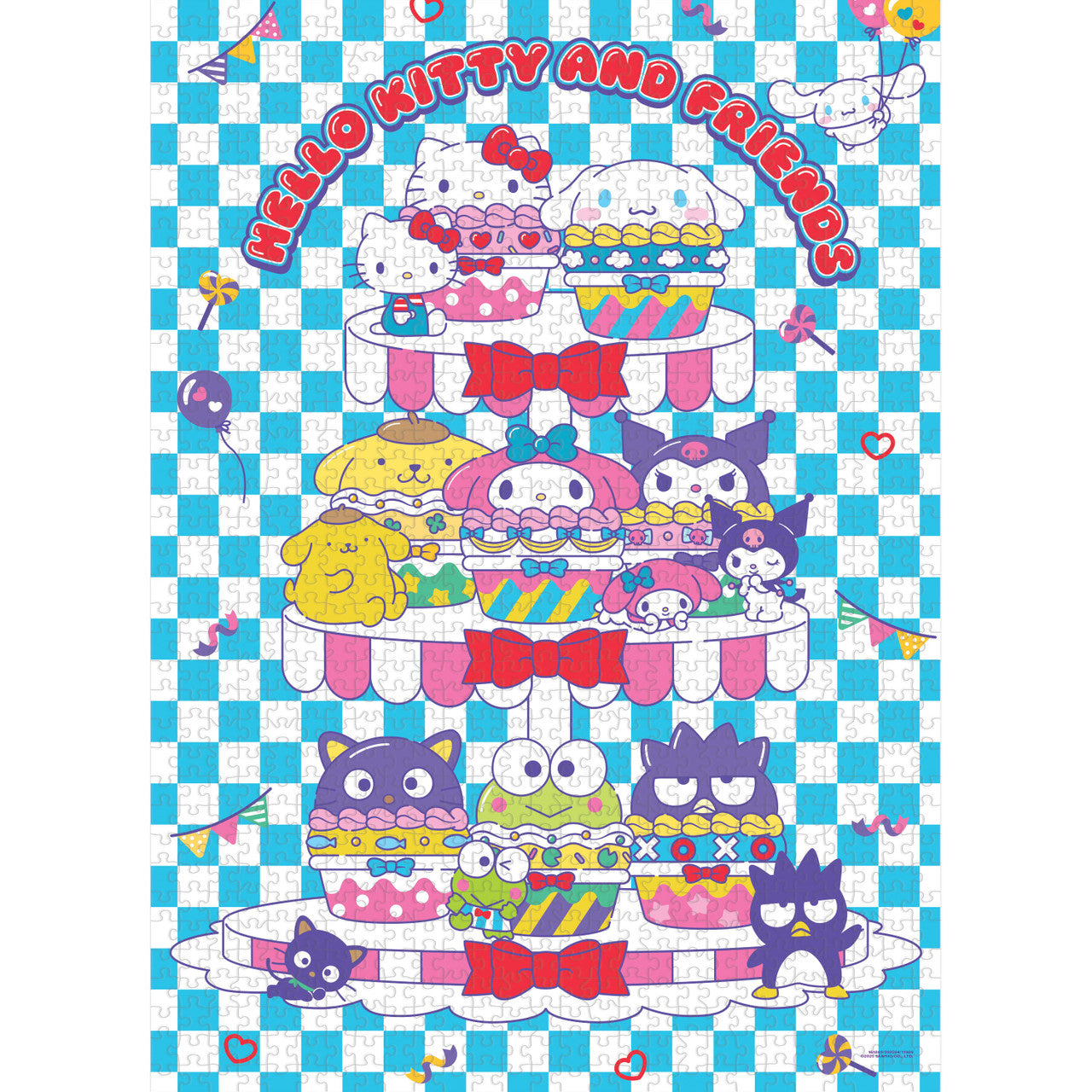 Sanrio Hello Kitty and Friends "Sweet Cupcakes" 1000pc Puzzle