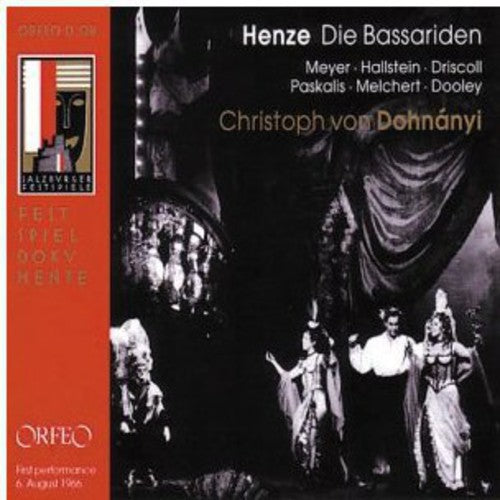 Henze/ Driscoll/ Paskalis/ Lagger/ Dohnanyi - Die Bassariden