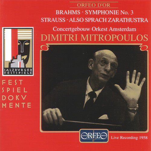 Brahms/ Strauss/ Mitropoulos - Symphonie No. 3 & Sprach Zarathustra