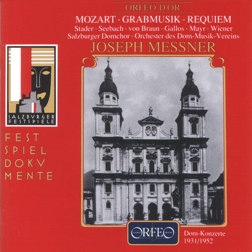 Mozart/ Seebach-Ziegler/ Messner - Kirchensonate Es-Dur & Grabmusik KV 42 & Requiem