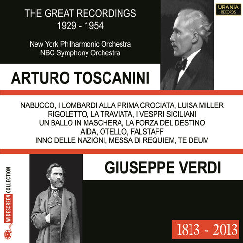 Verdi/ Toscanini/ Toscanini/ NBC So - Great Recordings 1929-54