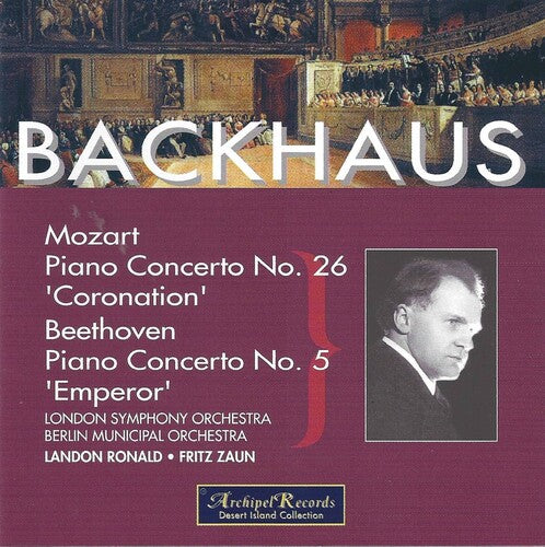 Beethoven/ Backhaus - Klavierkonzert 5 Mozart