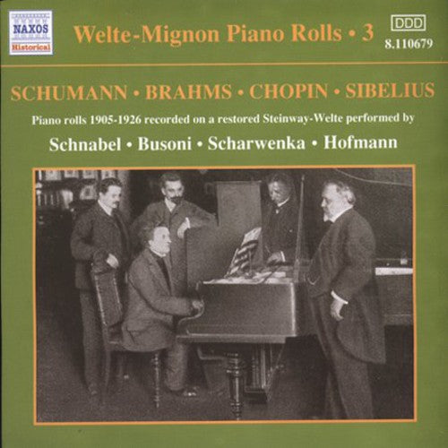 Welte-Mignon Piano Rolls 3/ Various - Welt-Mignon Piano Rolls-Vol. 3
