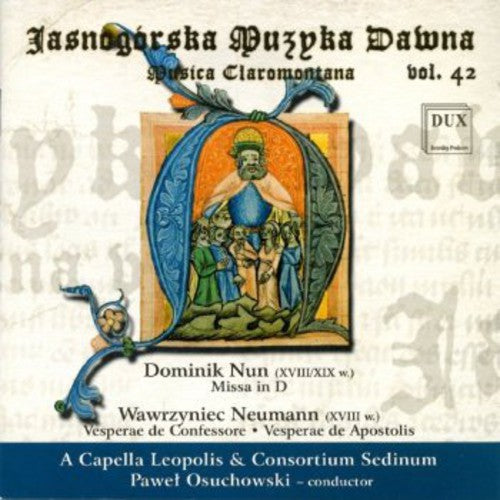 Nun/ Neumann/ Capella Leopolis/ Oschuowski - Musica Claromontana 24