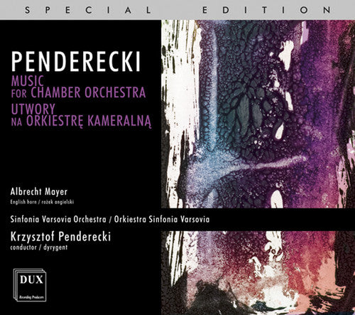 Penderecki/ Mayer/ Haufa/ Klocek/ Paciorkiewic - Music for Chamber Orchestra
