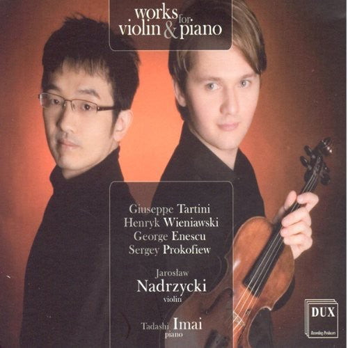 Tartini/ Nadrzycki/ Imai - Works for Violin & Piano