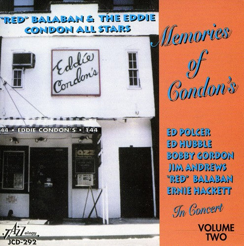 Leonard Balaban Red - Memories Of Condon's - In Concert, Vol. 2