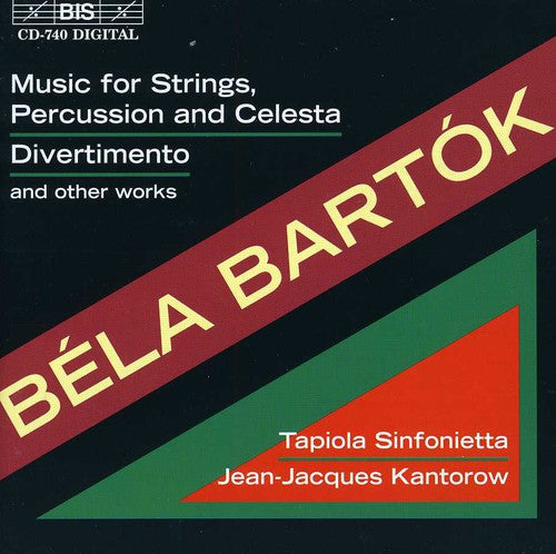 Bartok/ Jarvi/ Tapiola Sinfonietta - Music for Strings & Celesta