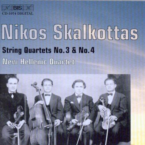Skalkottas/ New Hellenic Quartet - String Quartets 3 & 4