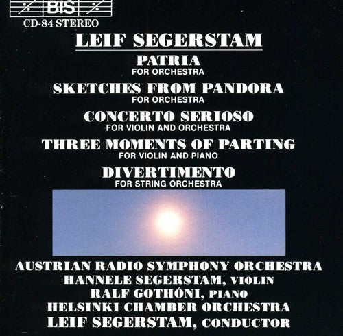 Segerstam/ Gothoni/ Helsinki Ch Orch/ Austrian - Concerto Setioso