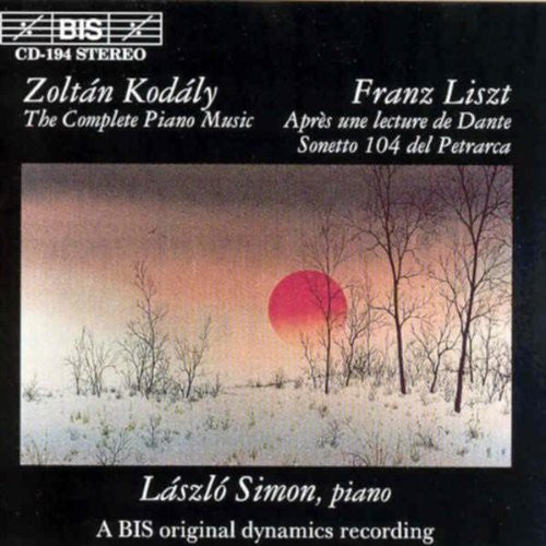 Kodaly/ Liszt/ Simon - Marosszek Dances / Apres Un Lecture de Dante