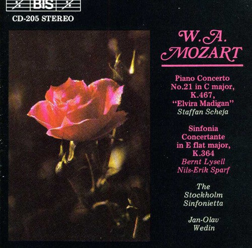 Mozart/ Wedin/ Stockholm Sinfonietta - Piano Concerto 21 / Sinfonia Concertante