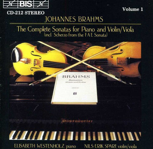 Brahms/ Westenholz/ Sparf - Violin Sonatas