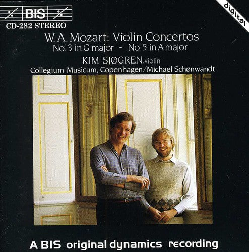 Mozart/ Schonwandt/ Sjogren/ Collegium Musicum - Violin Concertos 3 G KV216